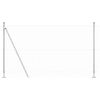 vidaXL Cl&ocirc;ture avec poteaux Argent 1.5 x 10 m Acier