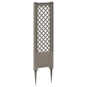 vidaXL Trellis avec pique PP Gris