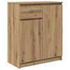 vidaXL Buffet avec tiroir ch&ecirc;ne artisanal 71x35x84 cm bois ing&eacute;nierie