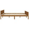 vidaXL Cadre de lit sans matelas pin massif marron miel 160x200 cm