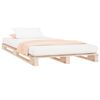 vidaXL Lit de palette 75x190 cm bois pin massif petit simple