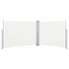 vidaXL Auvent lat&eacute;ral r&eacute;tractable Cr&egrave;me 100 x 1000 cm