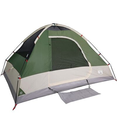 vidaXL Tente de camping à dôme 2 personne vert imperméable