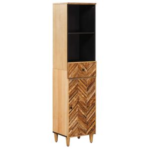 vidaXL Cabinet de salle de bain Marron 38 x 33,5 x 160 cm