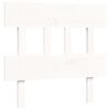 vidaXL Cadre de lit sans matelas blanc 100x200 cm bois de pin massif