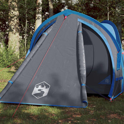 vidaXL Tente de camping à dôme 2 personne bleu imperméable