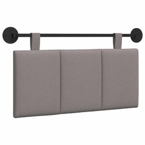 vidaXL T&ecirc;te de lit suspendue Taupe Velours