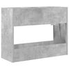 vidaXL Porte-parapluie Gris b&eacute;ton 65 x 24 x 50 cm Bois d'ing&eacute;nierie