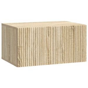 vidaXL Meuble TV mural 59,5 x 41 x 30 cm Ch&ecirc;ne Sonoma