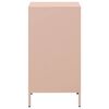 vidaXL Buffet rose 35x39x73,5 cm acier lamin&eacute; &agrave; froid