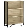 vidaXL Biblioth&egrave;que ch&ecirc;ne sonoma 80x31x106 cm bois d'ing&eacute;nierie