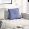 vidaXL Coussin de Dos Bleu denim 50 x 19 x 45 cm tissu