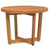 vidaXL Table d'appoint de jardin ronde &Oslash;55x40 cm en bois d'acacia massif