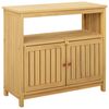 vidaXL Table console de jardin Acacia clair 80 x 35 x 75 cm