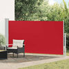 vidaXL Auvent latéral rétractable de patio 170x300 cm Rouge