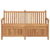 vidaXL banc avec stockage Marron 150 x 60 x 90 cm Bois de teck massif