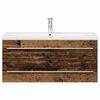 vidaXL Meuble de Lavabo de Salle de Bain avec tiroir 2 pcs Bois Ancien
