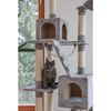 Kerbl Arbre &agrave; chat Square 178 cm Gris clair