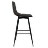 vidaXL Tabouret de bar Gris Similicuir