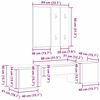 vidaXL Ensemble de meubles d'entr&eacute;e 6 pcs Bois d'ing&eacute;nierie