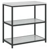 vidaXL &Eacute;tag&egrave;re de Cuisine HATTEM Argent&eacute; 90 x 50 x 92 cm Acier