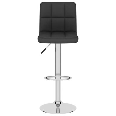 vidaXL Tabourets de bar lot de 2 noir tissu