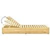 vidaXL Chaise longue double avec coussins Bois de pin imprégné