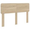 vidaXL Lit de Rangement Ch&ecirc;ne Sonoma 140 x 190 cm Bois d'ing&eacute;nierie