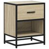 vidaXL Table de chevet ch&ecirc;ne sonoma 40x31x50 cm bois d&rsquo;ing&eacute;nierie