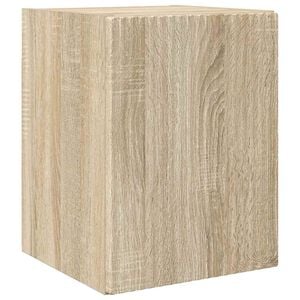 vidaXL Meuble TV mural 30 x 31 x 40 cm Sonoma Bois d'ing&eacute;nierie