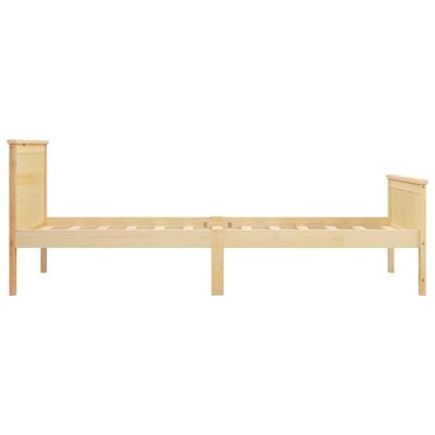 vidaXL Cadre de lit sans matelas bois massif de pin 100x200 cm