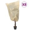vidaXL Housses de protection pour plantes avec cordon de serrage 8 pcs
