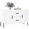 vidaXL Buffet blanc 100x36x60 cm bois d'ing&eacute;nierie