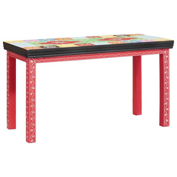 vidaXL Table d'appoint 2 pcs Multicolore