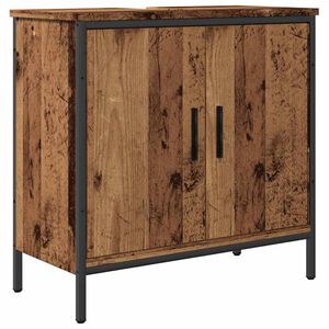vidaXL Armoire lavabo vieux bois 60x30x60 cm bois d'ing&eacute;nierie