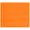 vidaXL Paravent de balcon orange 90 x 1000 cm 100 % polyester Oxford