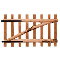 vidaXL Portillon de clôture Bois de noisetier imprégné 100x60 cm