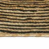 vidaXL Tapis Naturel et Noir 205 x 305 cm Jute