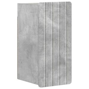 vidaXL Armoire murale de salle de bain ZWOLLE Gris b&eacute;ton