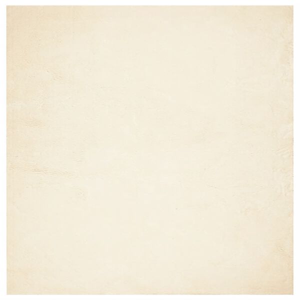 vidaXL Tapis HUARTE &agrave; poils courts doux et lavable cr&egrave;me 240x240 cm