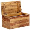 vidaXL Coffre de rangement 80 x 40 x 40 cm Bois massif de Sesham