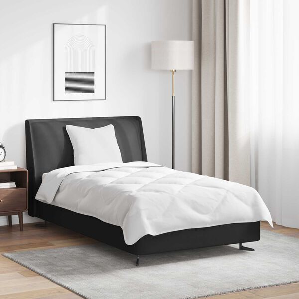 vidaXL Couette avec oreiller 2 pcs Blanc Microfibre