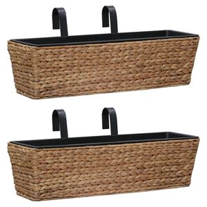 vidaXL Jardini&egrave;res 2 pcs Jacinthe d'eau