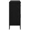 vidaXL Buffet avec tiroir Ch&ecirc;ne noir 97 x 32,5 x 74,5 cm