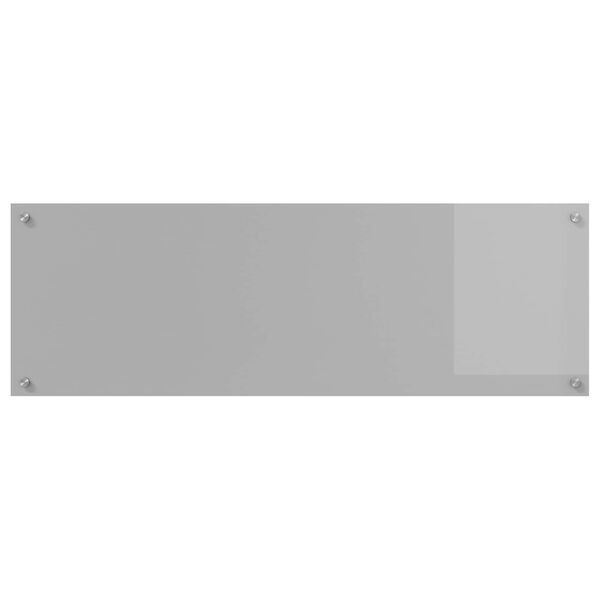 vidaXL Protection de cuisine Gris clair 120 x 40 cm verre tremp&eacute;