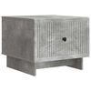 vidaXL Table basse Gris b&eacute;ton 49 x 50 x 40 cm Bois d'ing&eacute;nierie