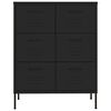 vidaXL Armoire à tiroirs Noir 80x35x101,5 cm Acier