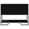 vidaXL Table console noir 100x35x74,5 cm bois d'ing&eacute;nierie