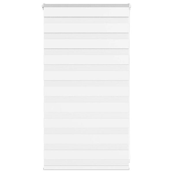 vidaXL Store z&egrave;bre blanc 70x100 cm largeur du tissu 65,9 cm polyester