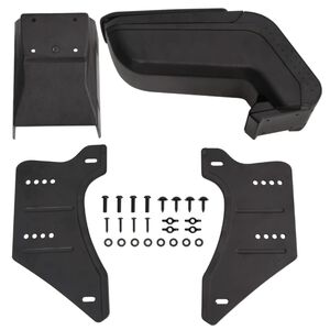 vidaXL Accoudoir de voiture universel noir 14x30x(32-48,5) cm ABS
